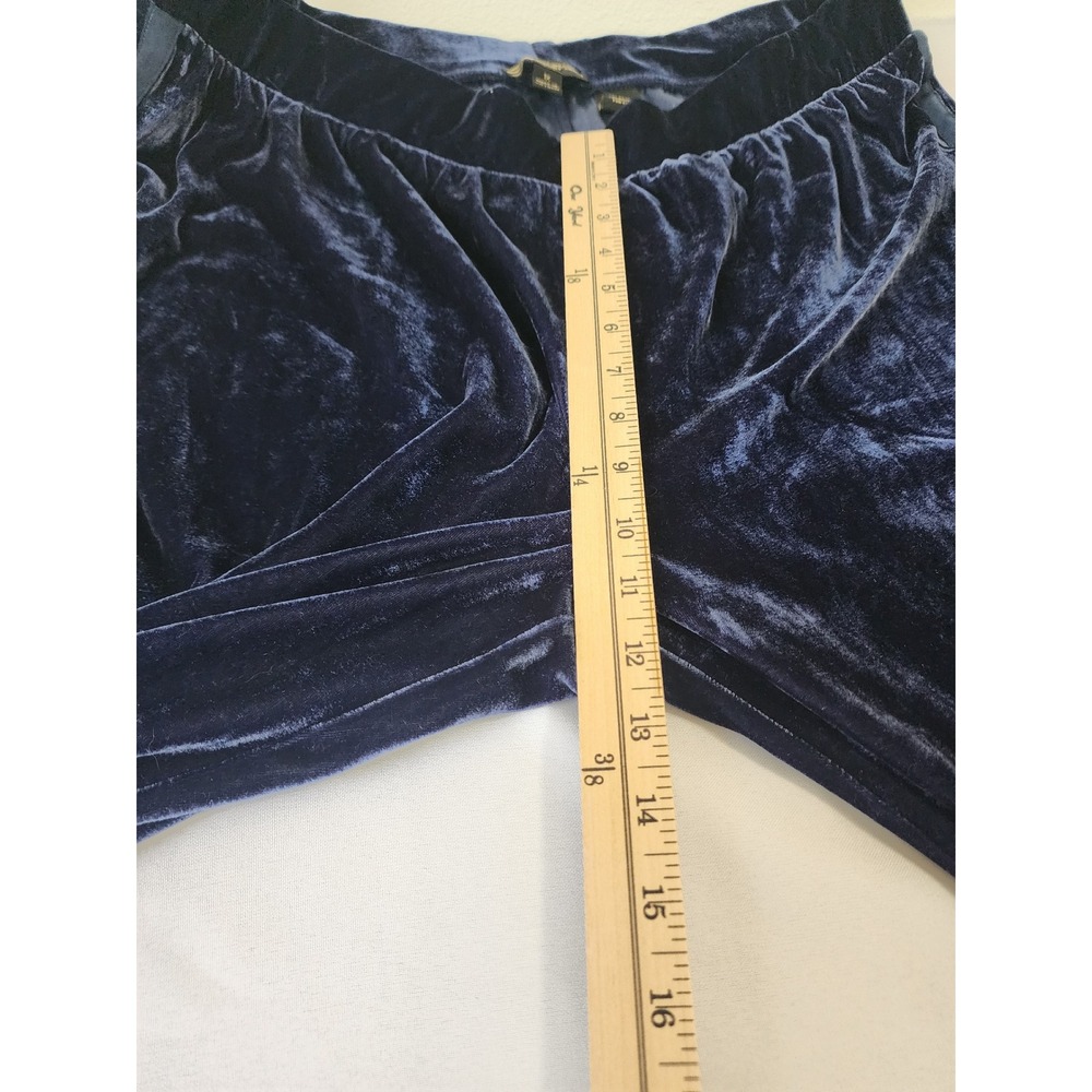 Serena Williams Signature Statement Navy Velour Tracksuit Set Hoodie Pants 1X - Picture 9 of 16